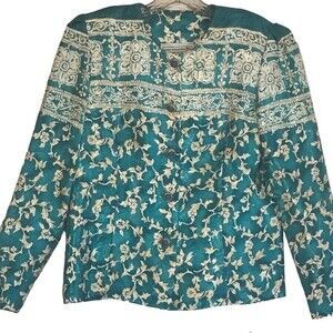 Pablo Collection Vintage Button Front Blouse